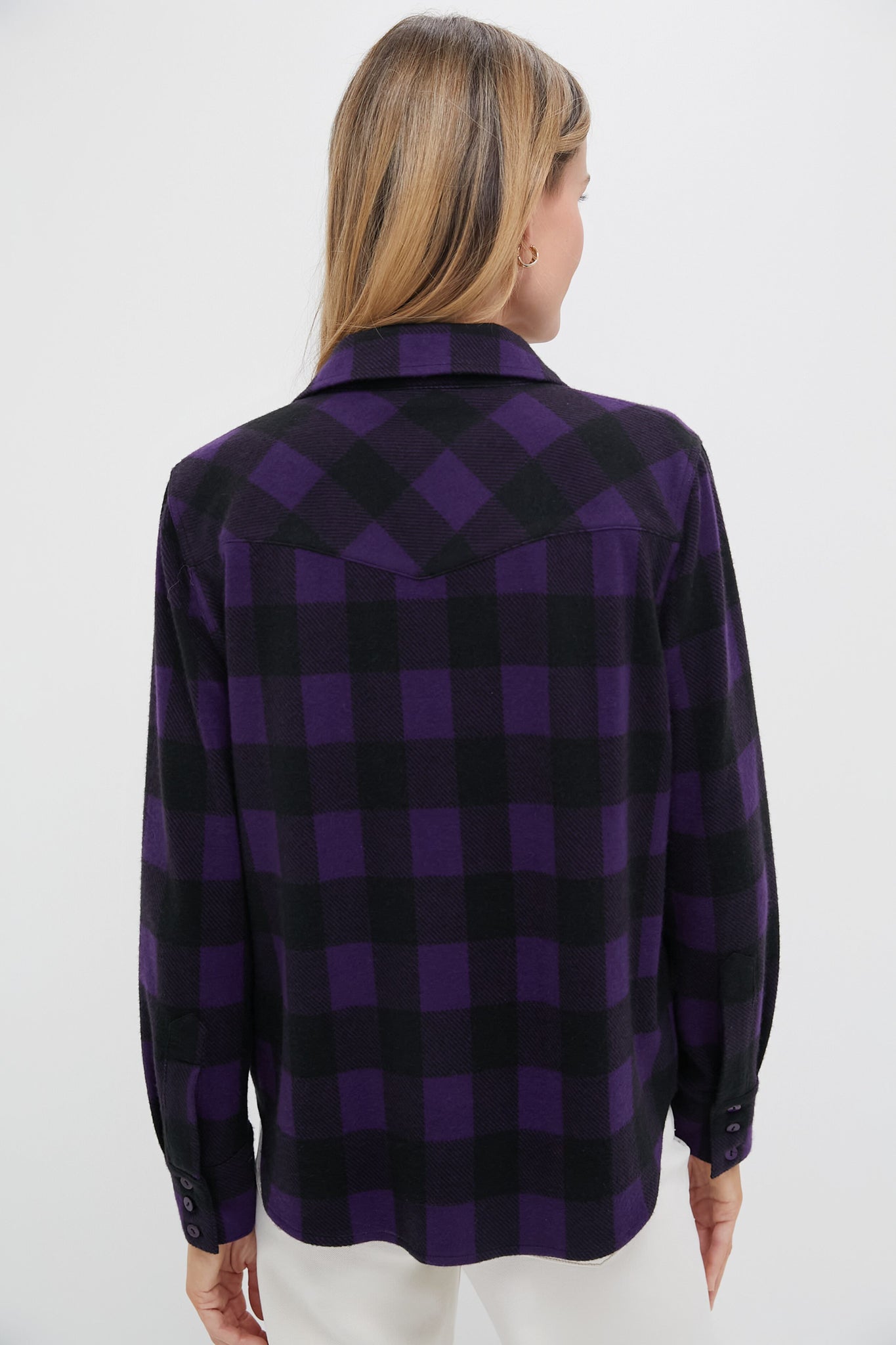 Aubergine Check Chandler Flannel