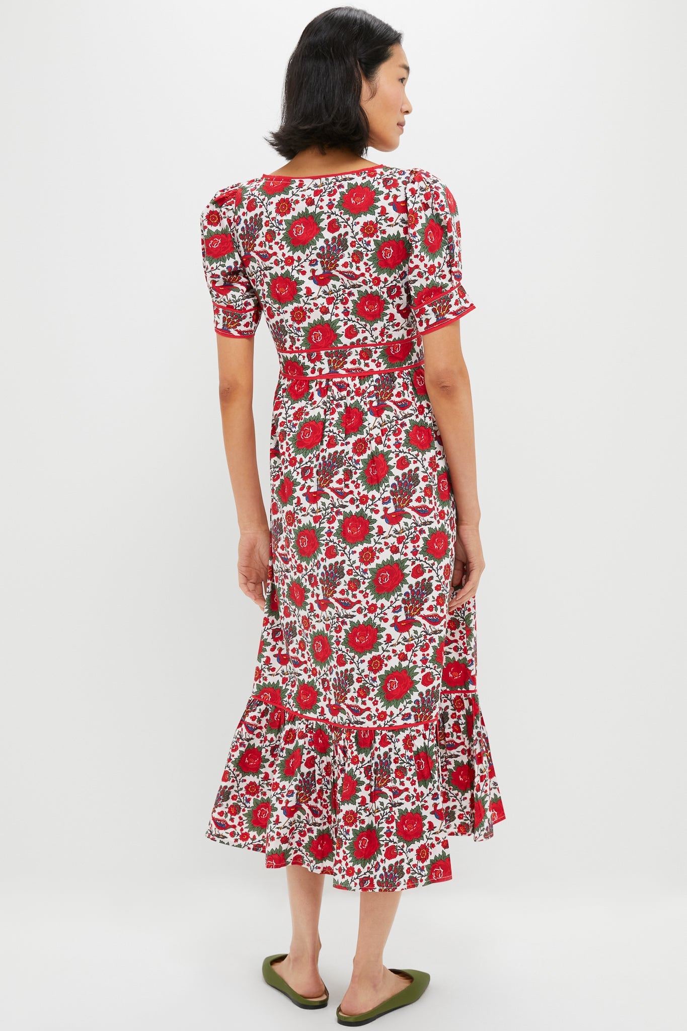 Peony Bird Evelyn Dress