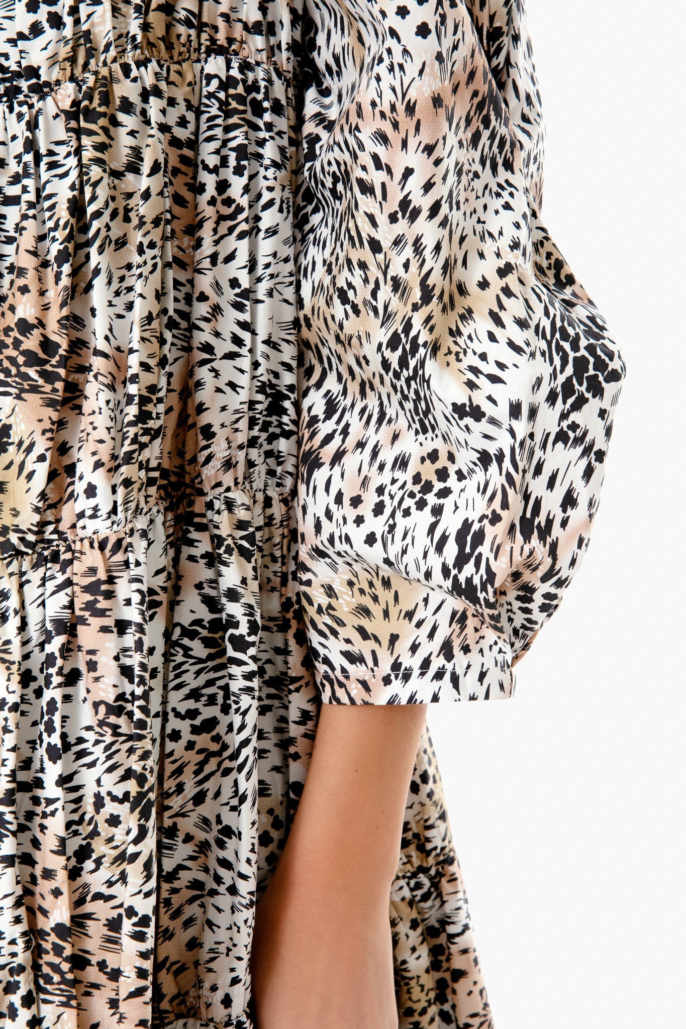 Multi Lana Long Sleeve Dress