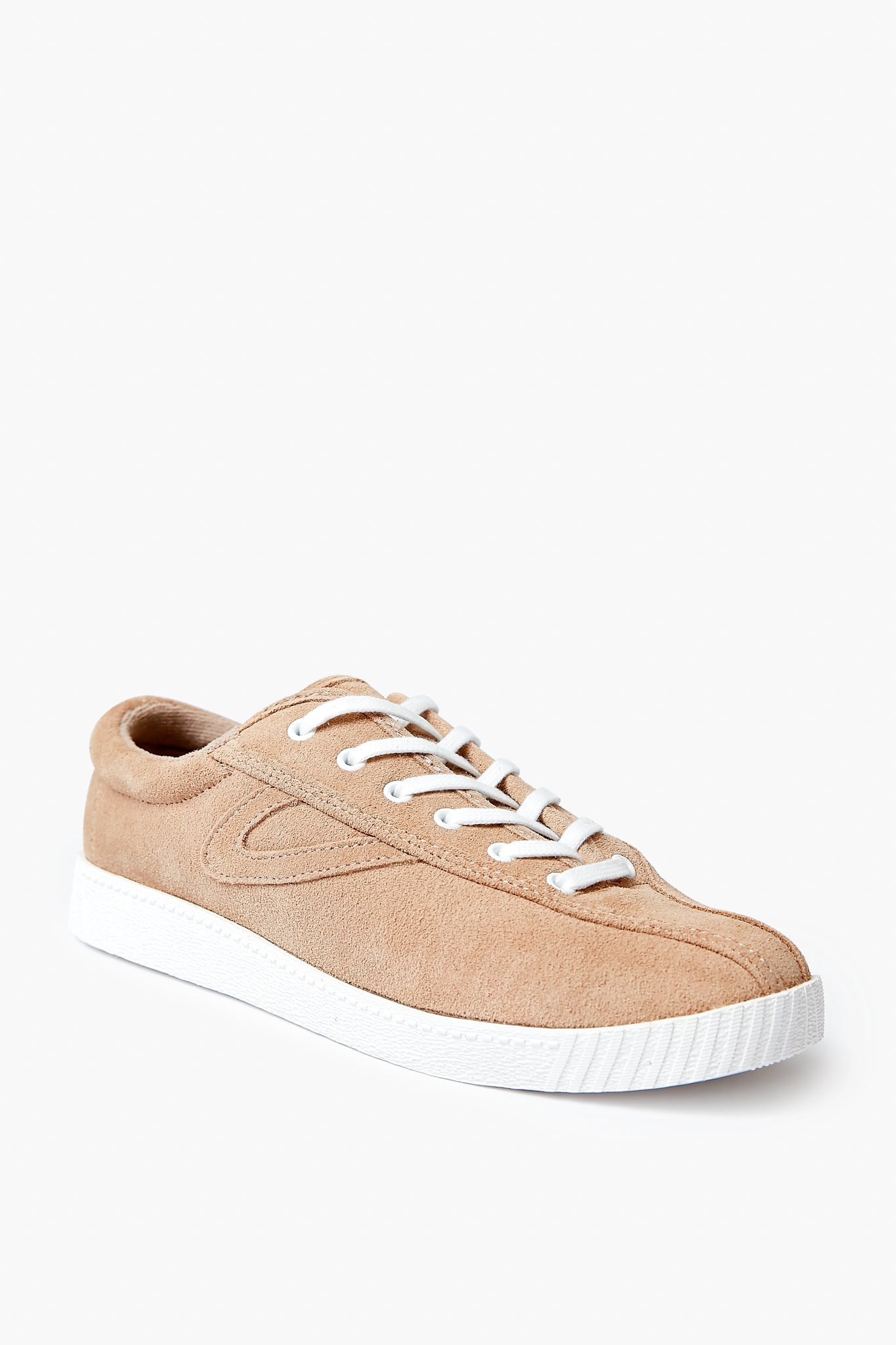 Faux Suede Beige Nylite Sneakers