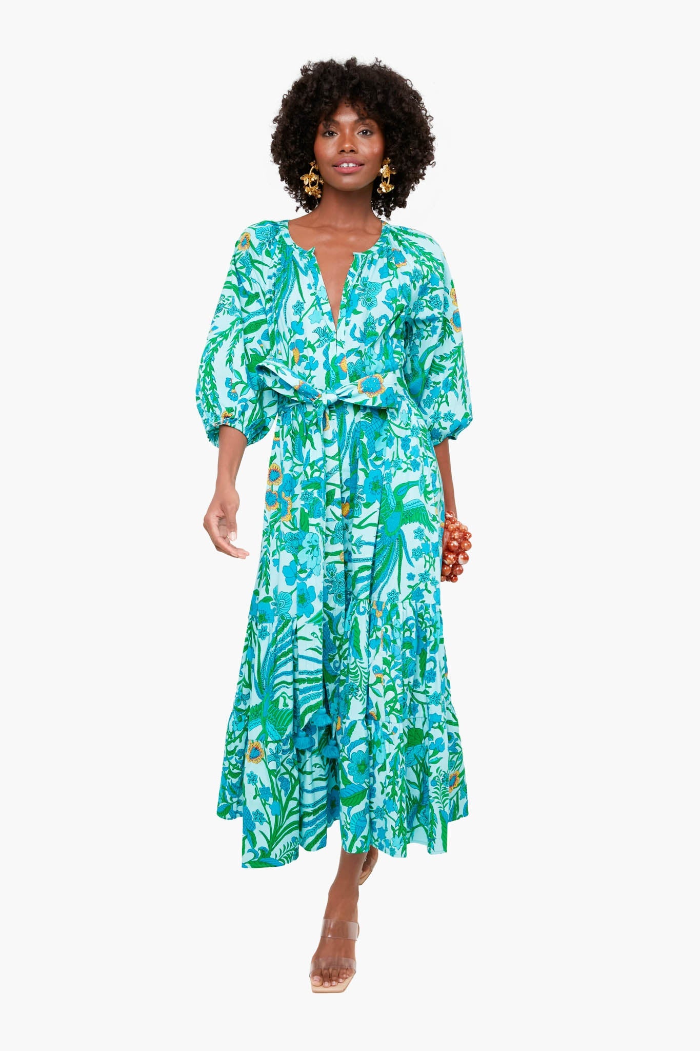 Birdsong Blue Johanna Dress