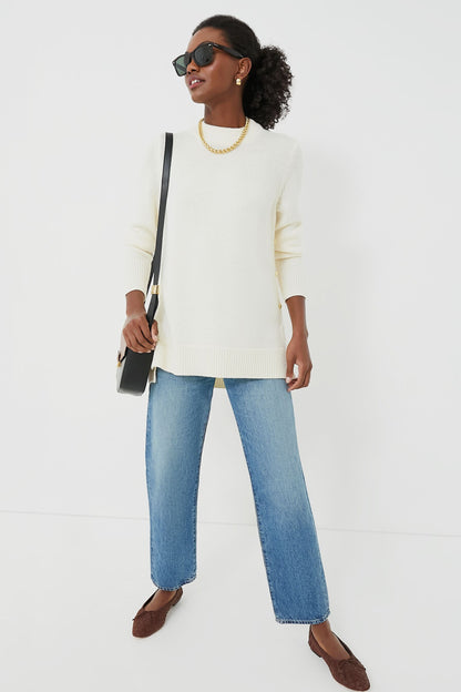 Winter White Bexley Sweater