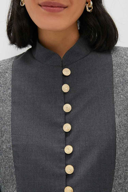 Speckled Grey Jenny Flannel Jacket