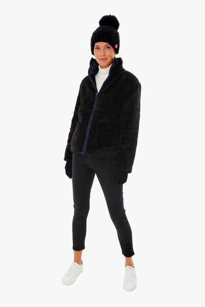 Black and Navy Chestnut Reversible Jacket