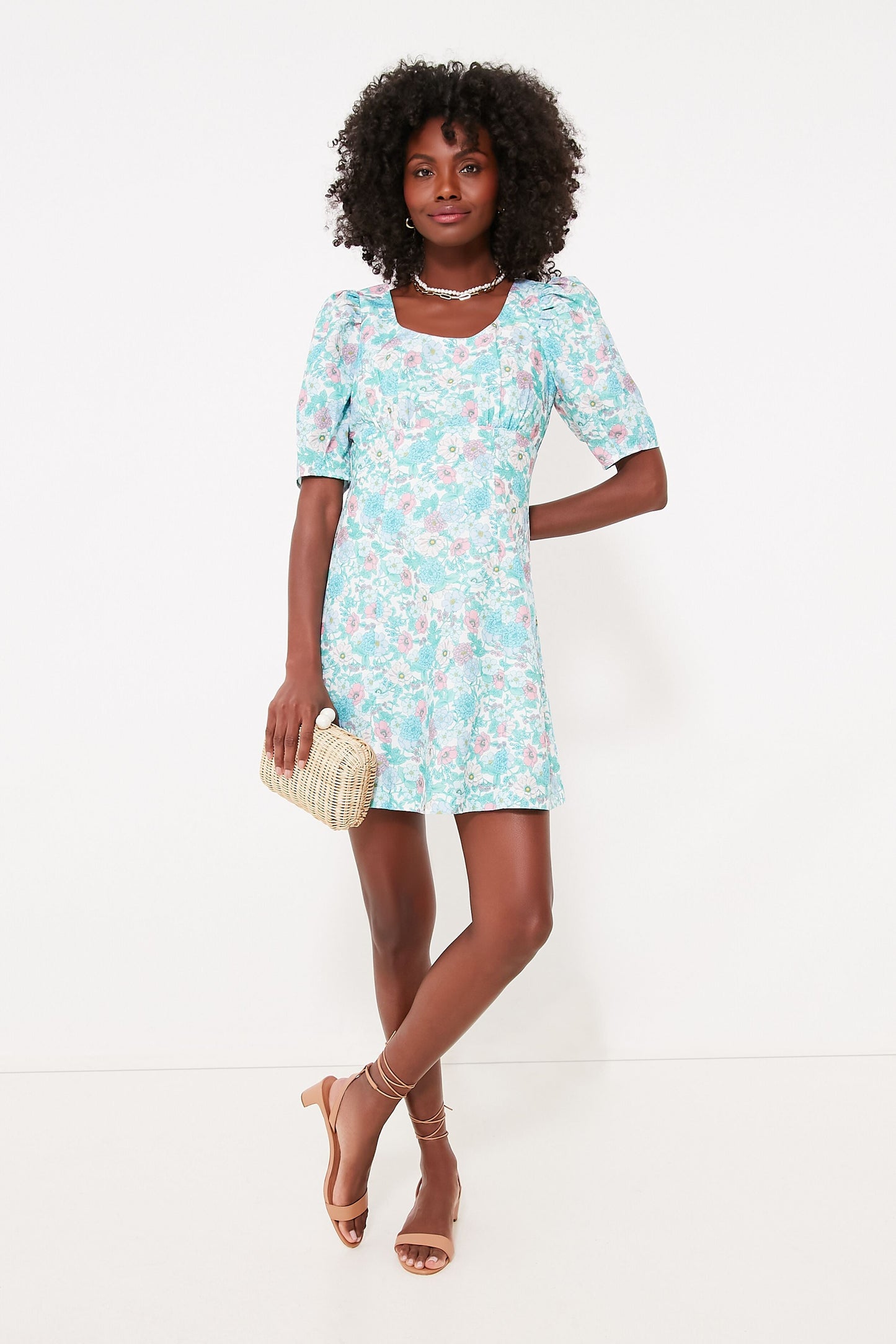 Floral Puff Sleeve Sallie Dress