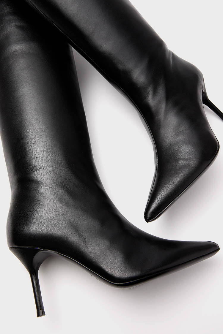 Black Sebastian Over The Knee Boot