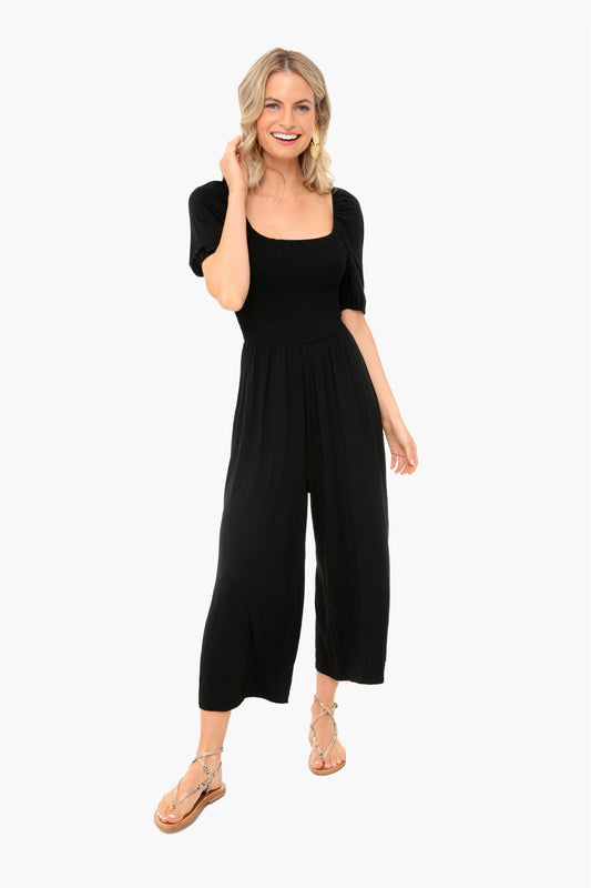 Smocked Jumpsuit