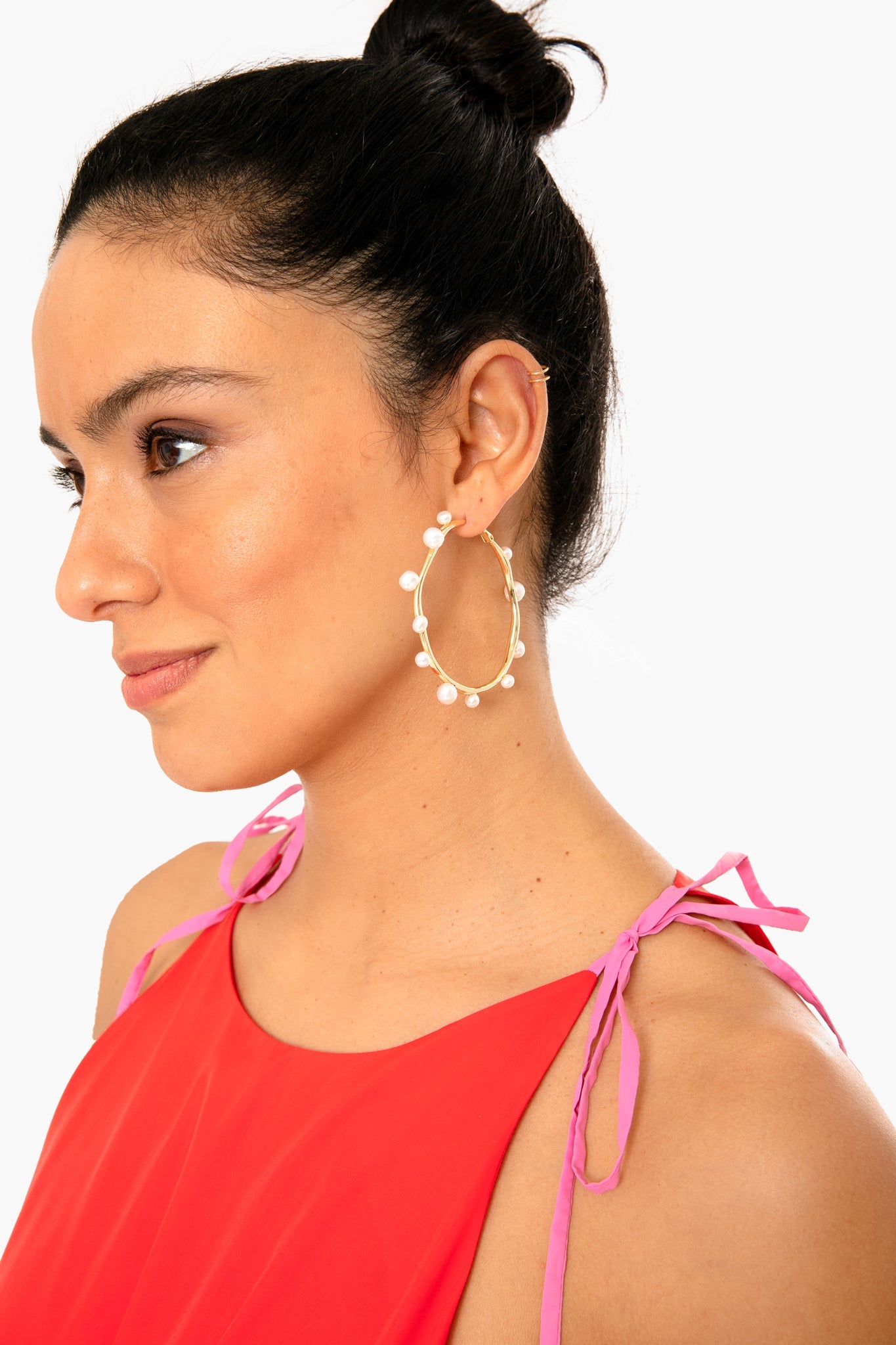 Tomato and Wild Orchid Minerva Dress