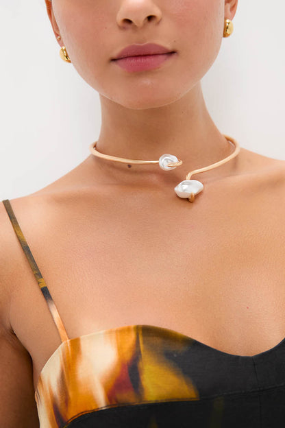 Matte Brass Marais Choker