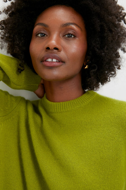 Woodbine Cashmere Boyfriend Bodie Crewneck