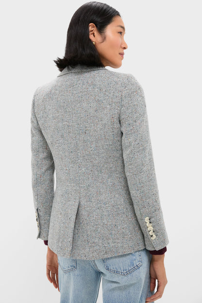 Antique Blue Melange Healy Dickey Jacket