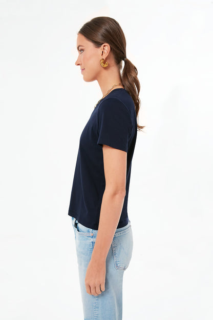 Dark Navy Frank Slim Tee