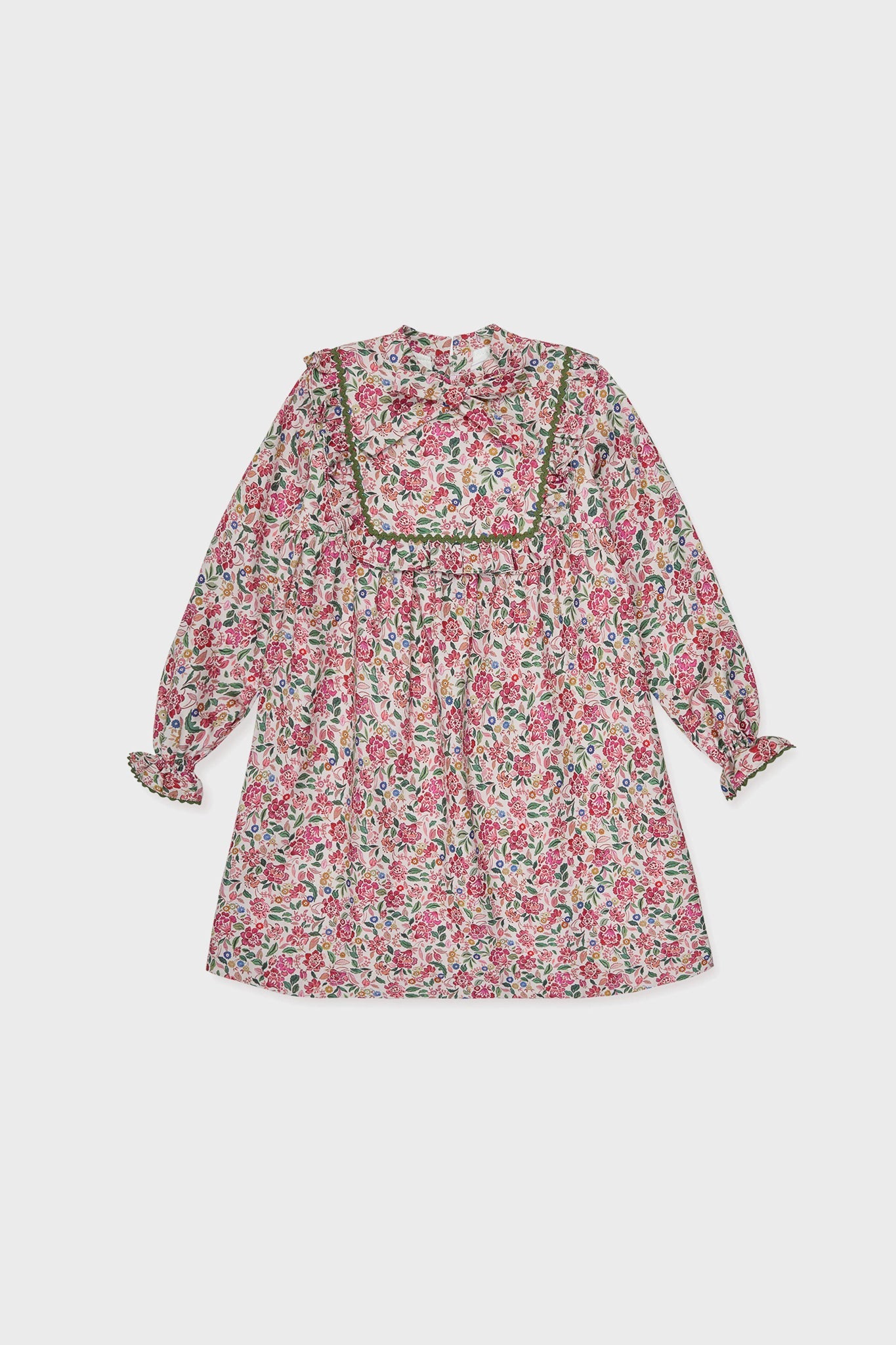 Pink Floral Laurelia Girl Empire Dress