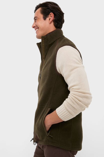 Olive Langdale Fleece Gilet