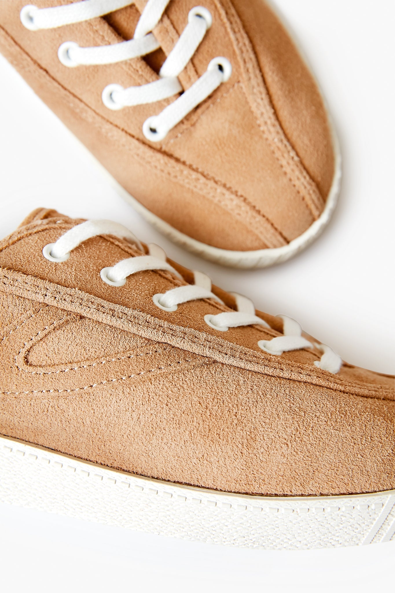 Faux Suede Beige Nylite Sneakers