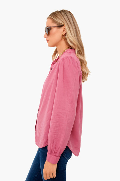 Deep Rose Halsey Shirt