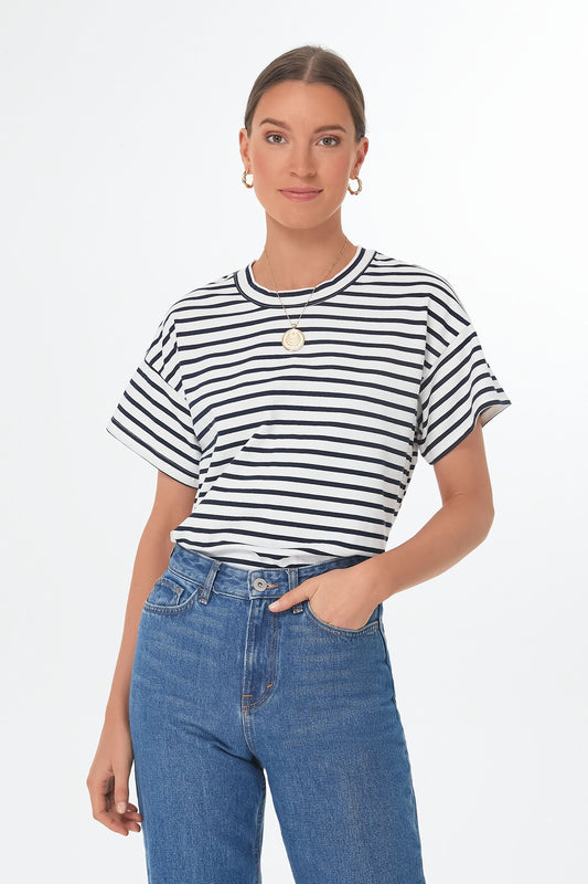 Blue Striped Julia Tee