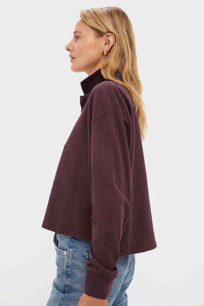 Winetasting Long Sleeve Pique Holmes Boyfriend Polo