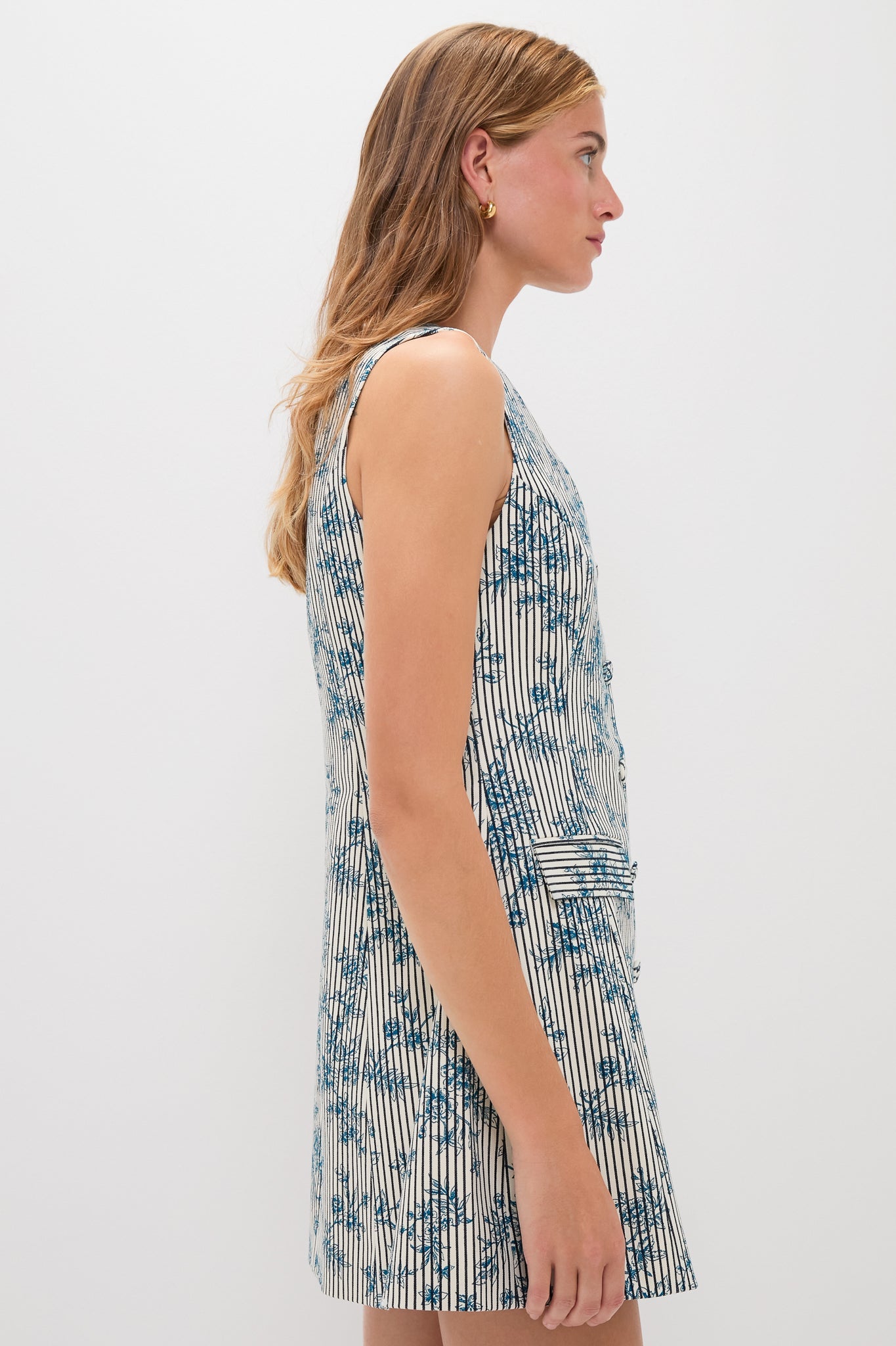 Cornflower Toile Suni Dress