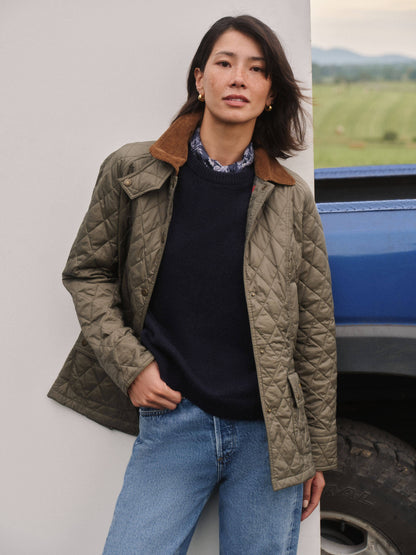 Navy Floral Bandana Medium Silk Scarf