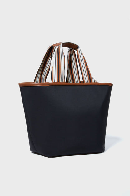 Black Nylon Tote Bag