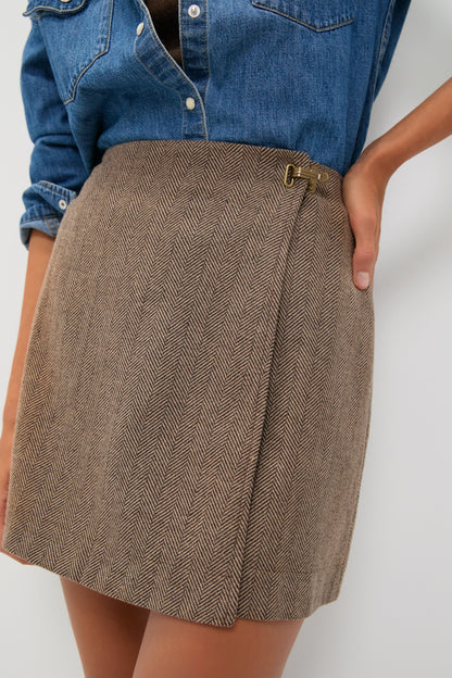 Chestnut Chapman Mini Skirt