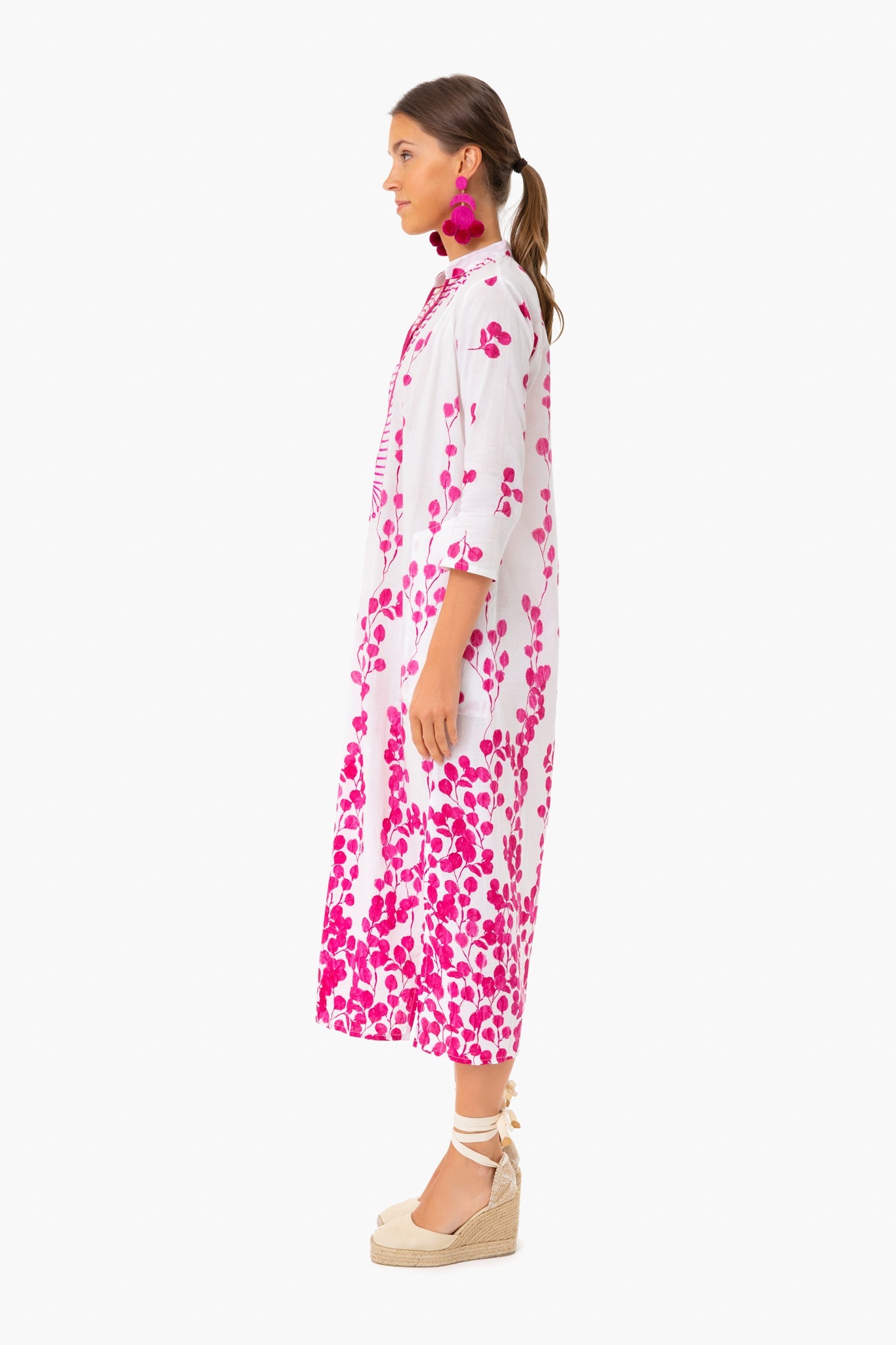 Exclusive Pink Clorinda Kaftan
