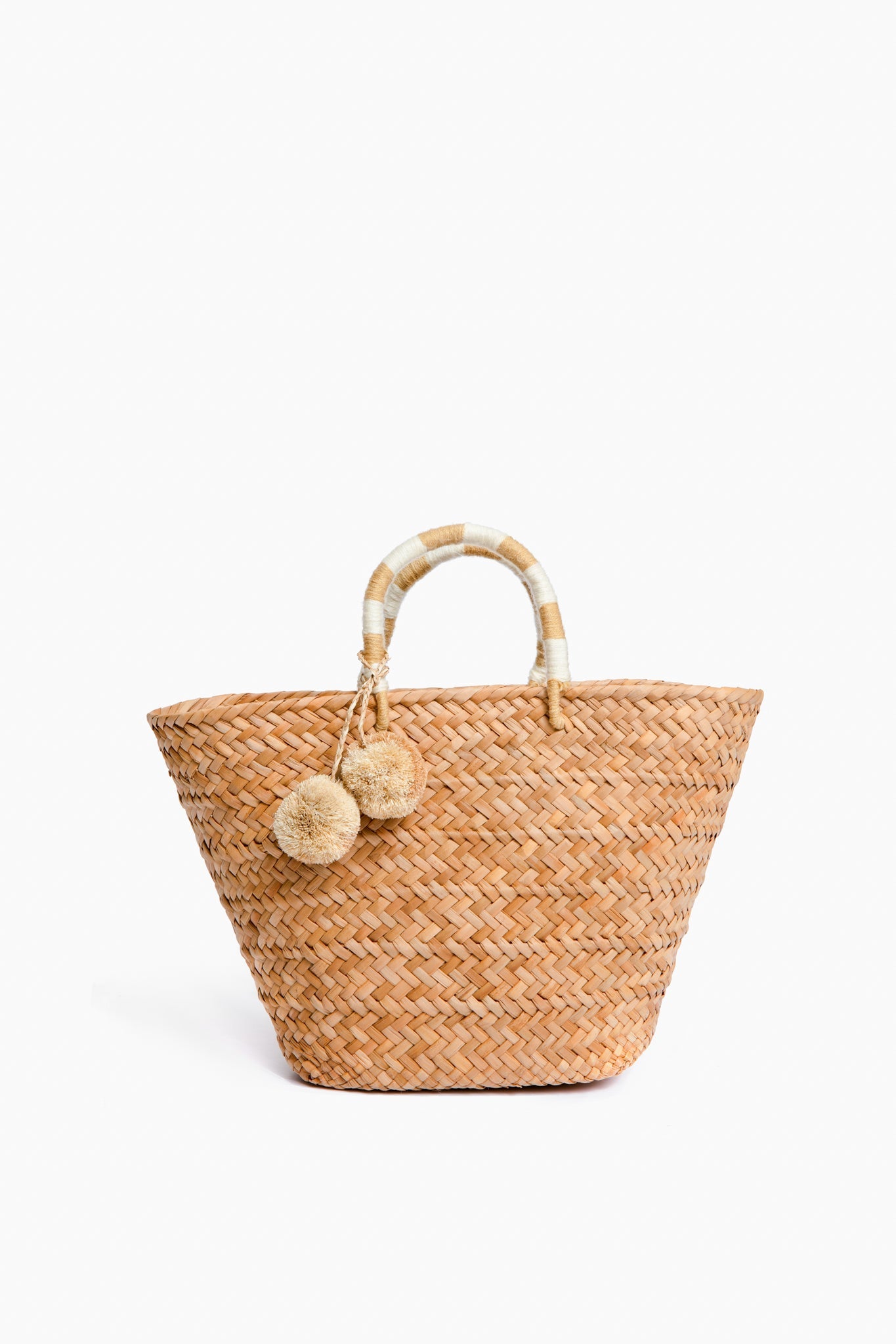 Natural Stripe St. Tropez Tote