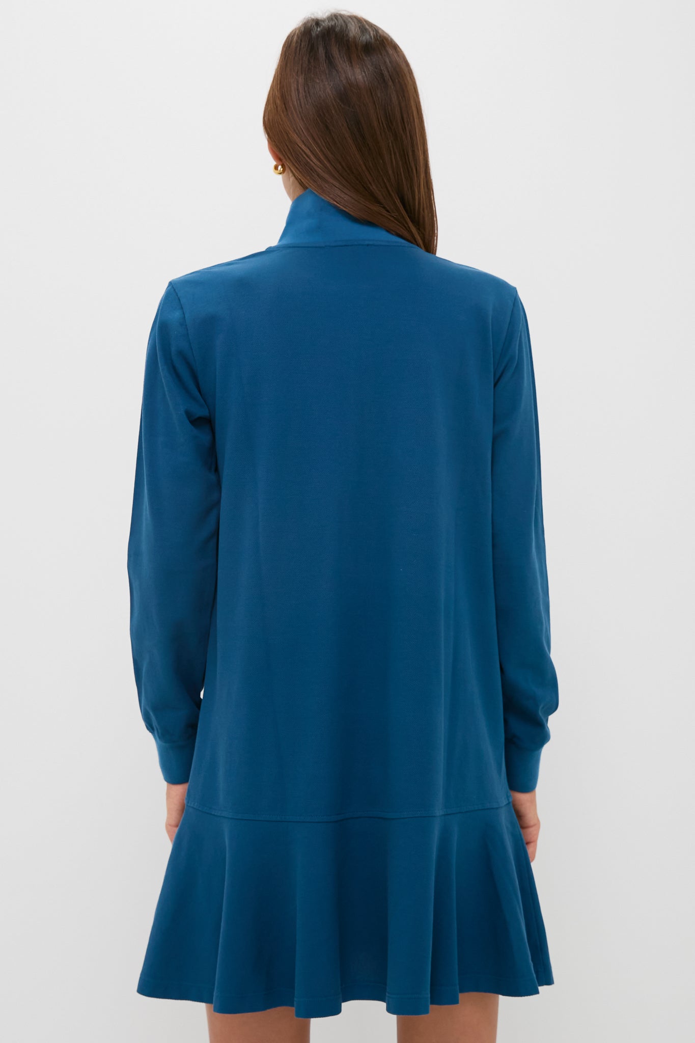 Poseidon Long Sleeve Pique May Polo Dress