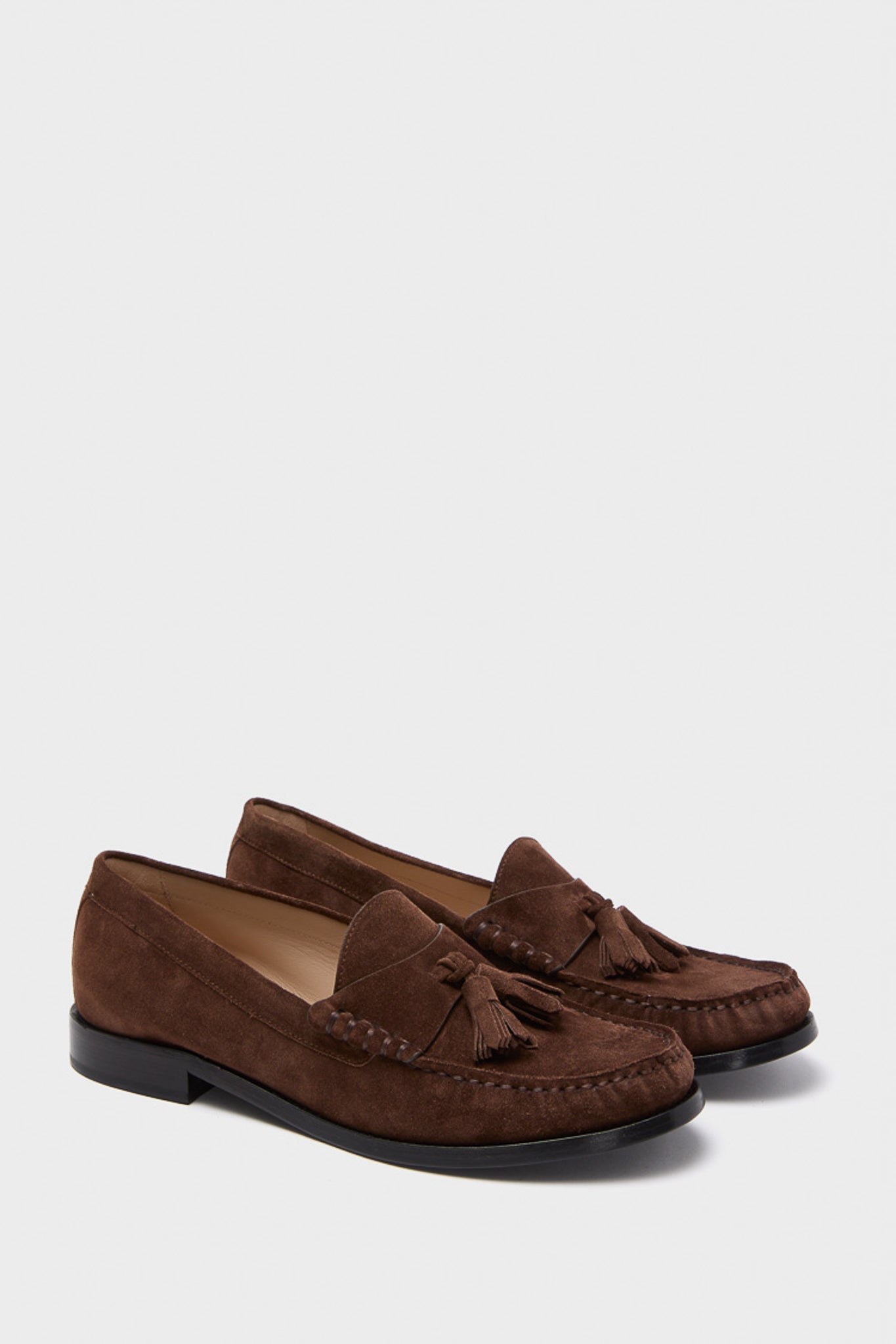 Walnut Lottie Tassel Loafers