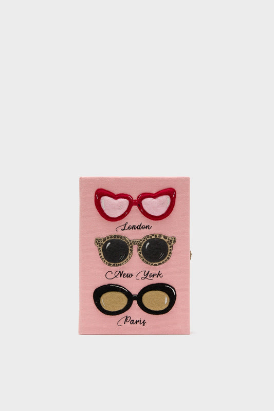 Rose Tex Sunglasses Book Clutch
