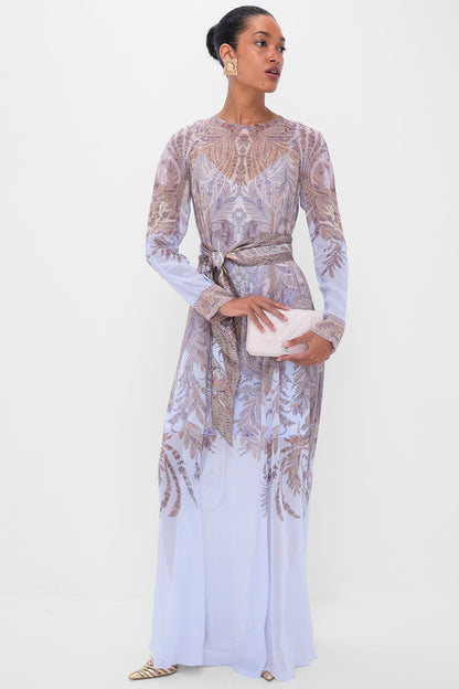 Lilac Paisley Hypnotic Sheath Dress