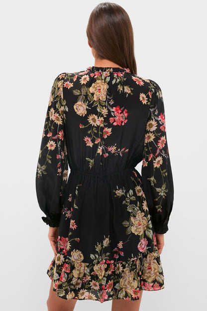 Multi Jolie Print Short Sleeve Mini Dress