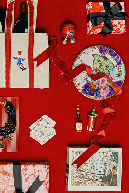 Dancing Nutcrackers Wine Carrier