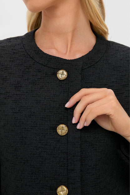 Black Tweed Sommers Jacket