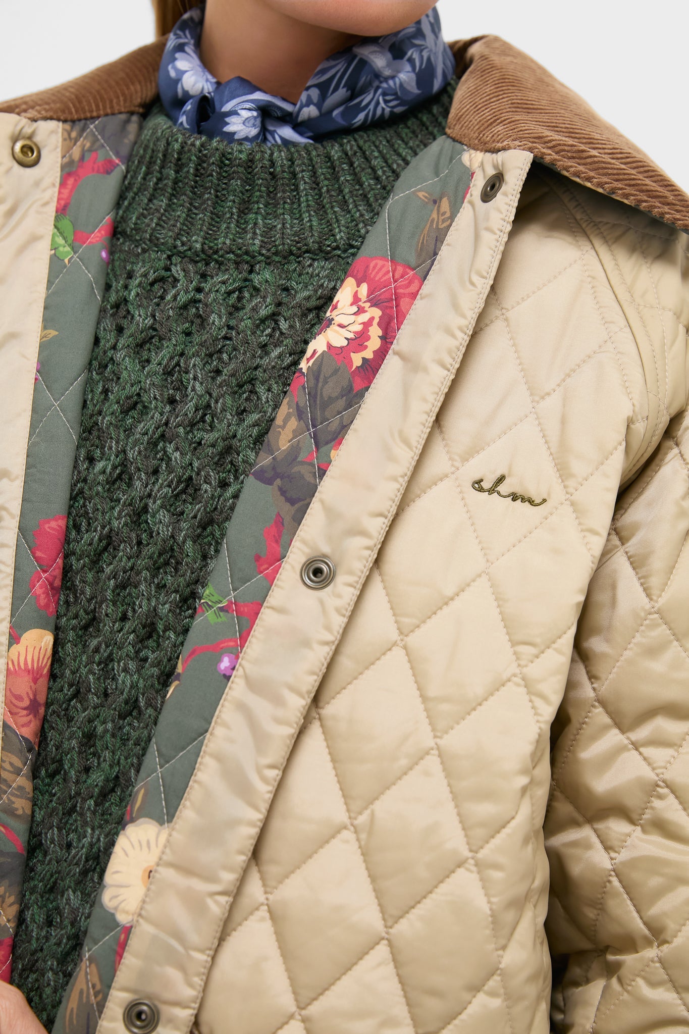 Light Fawn Barbour x Tuckernuck Miley Quilt