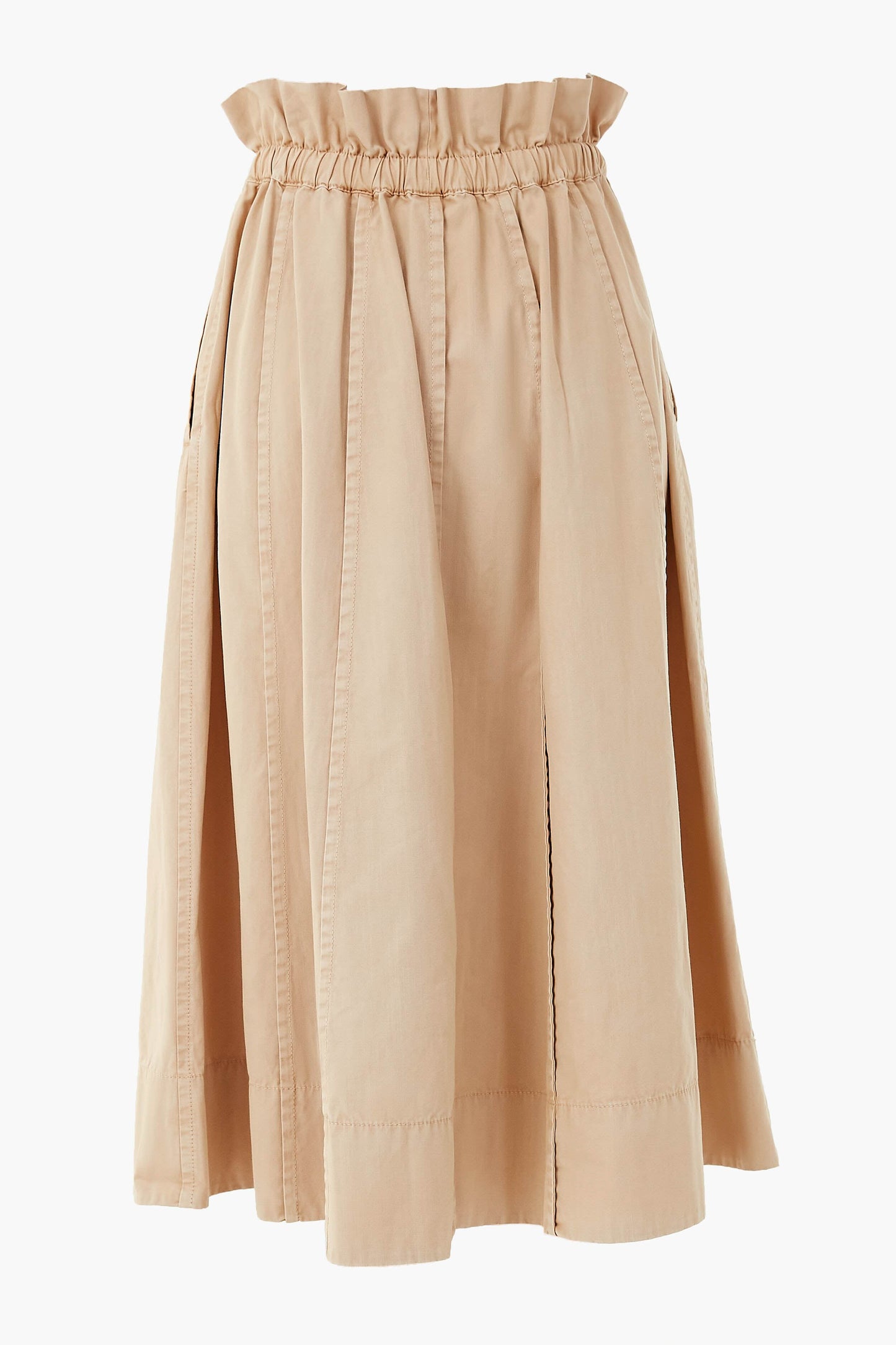 Khaki Taite Skirt
