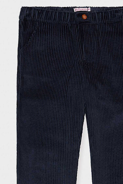 Dark Blue Benito Corduroy Boy Trousers