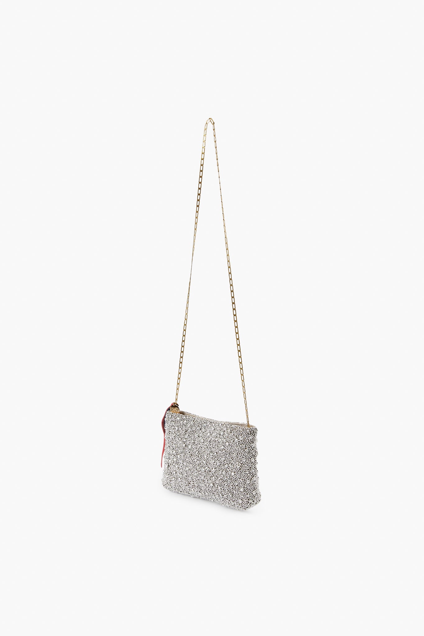 Silver Beaded Estelle Bag