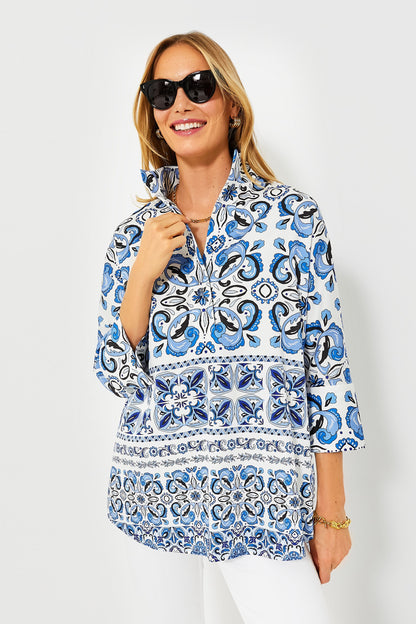 Majolica Tile Willow Blouse