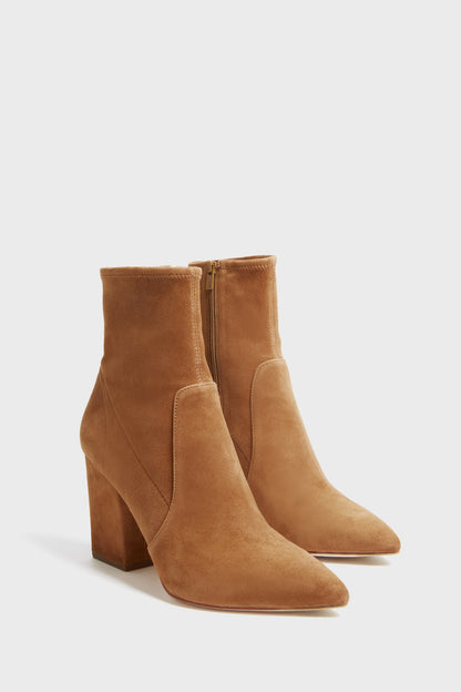 Cacao Isla Slim Ankle Booties