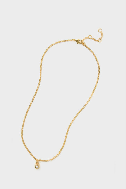 Gold and Crystal Marie Necklace