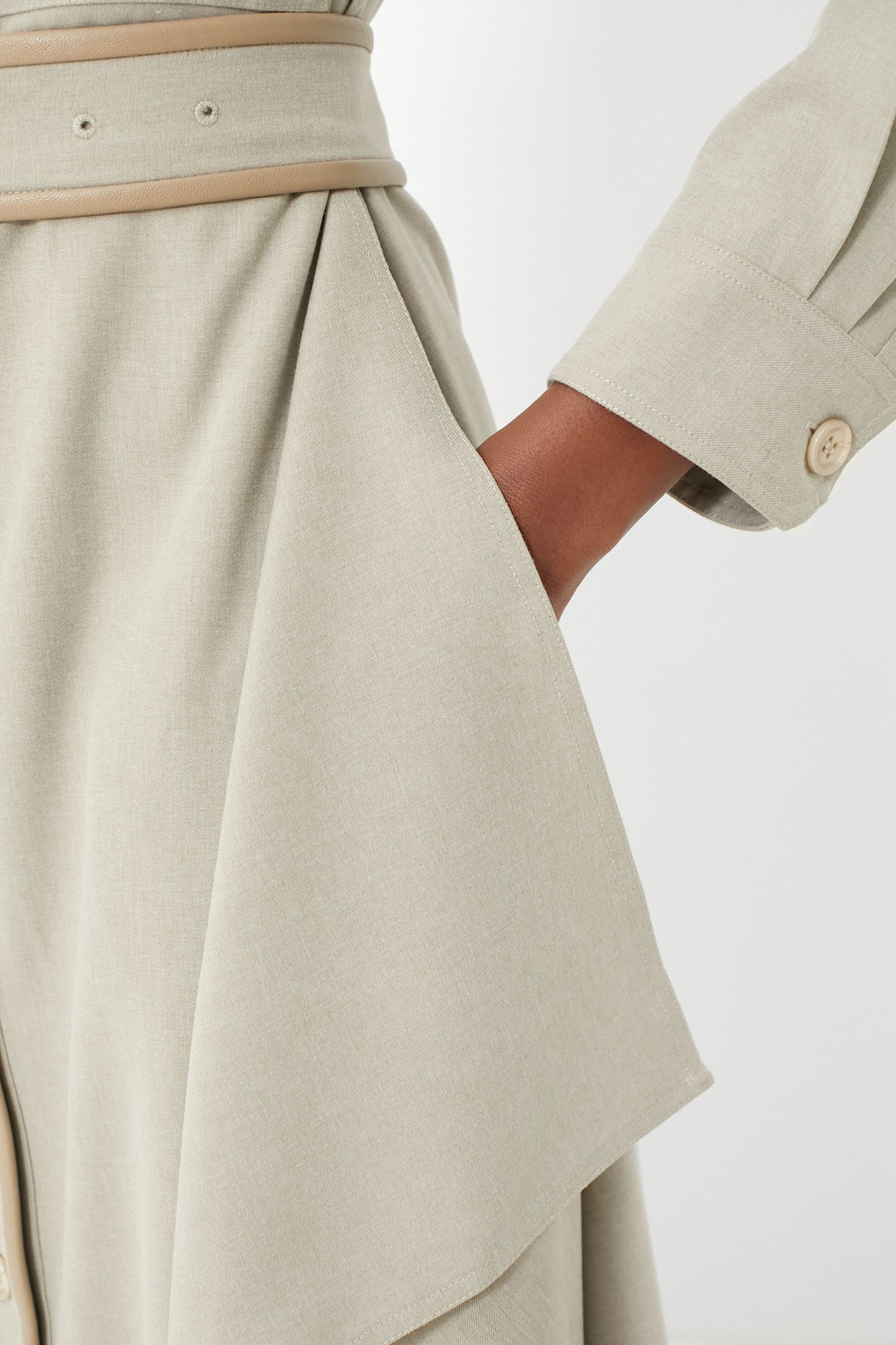 Stone Belted Anita Dress