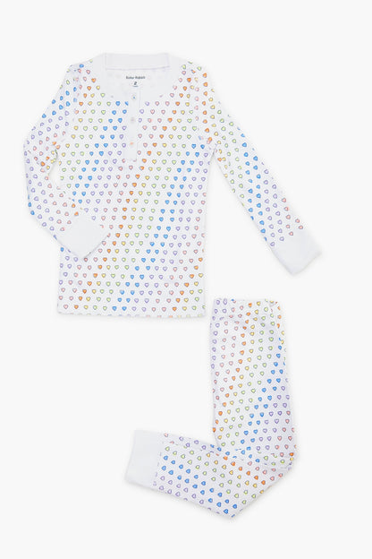 Kids Disco Hearts Pajamas