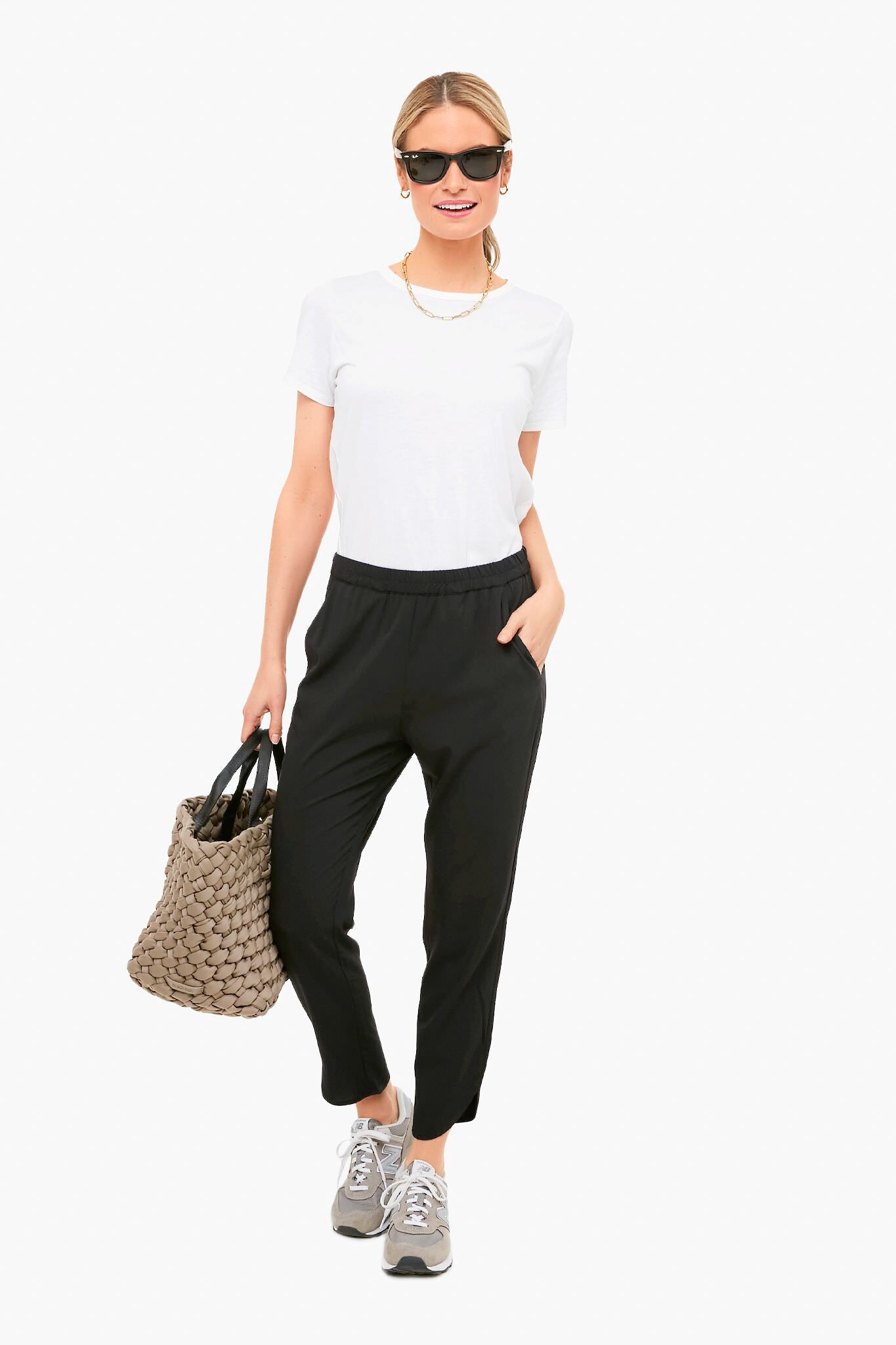 Black Re-Spun Allison Pant