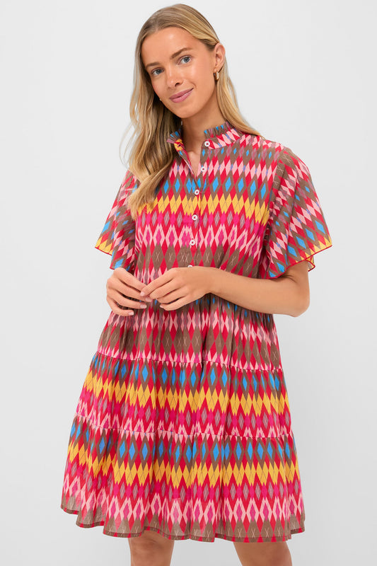 Exclusive Geraldine Red Vibeka Dress