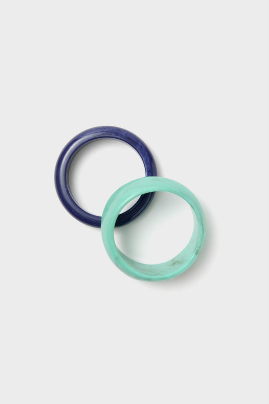 Malachite and Lapis Rita Bangle Set
