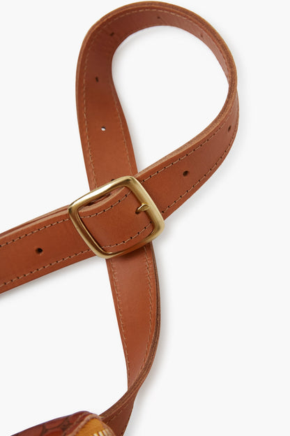 Cuoio Autumn Croco Fanny Pack