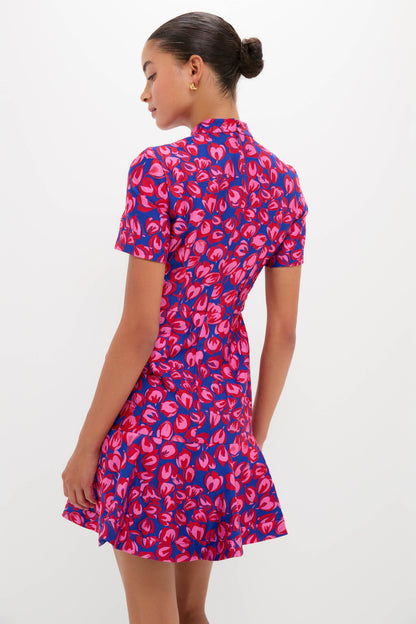 Azure Flamingo Min-C Mini Dress