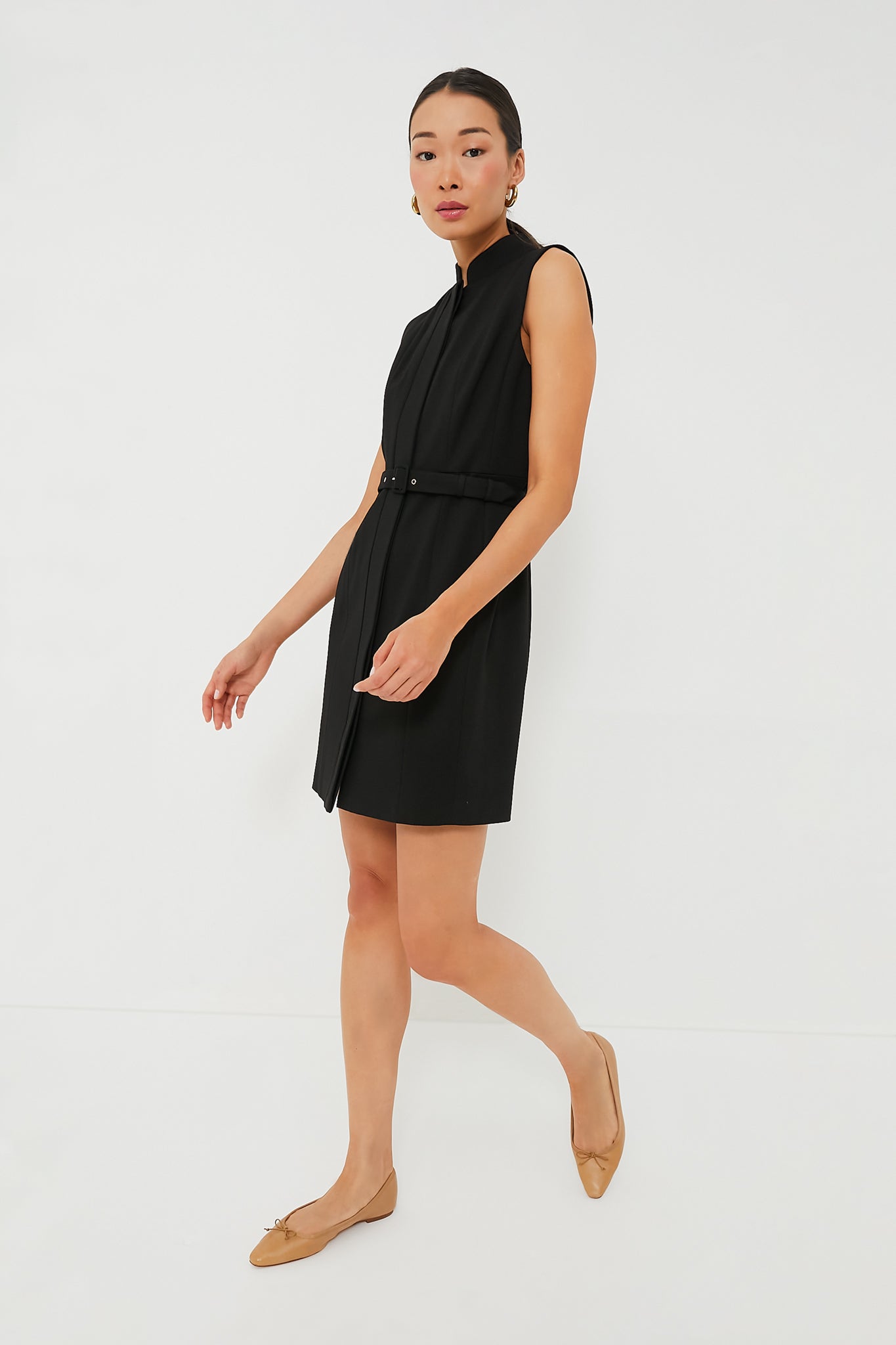 Black Sleeveless Dahlia Dress